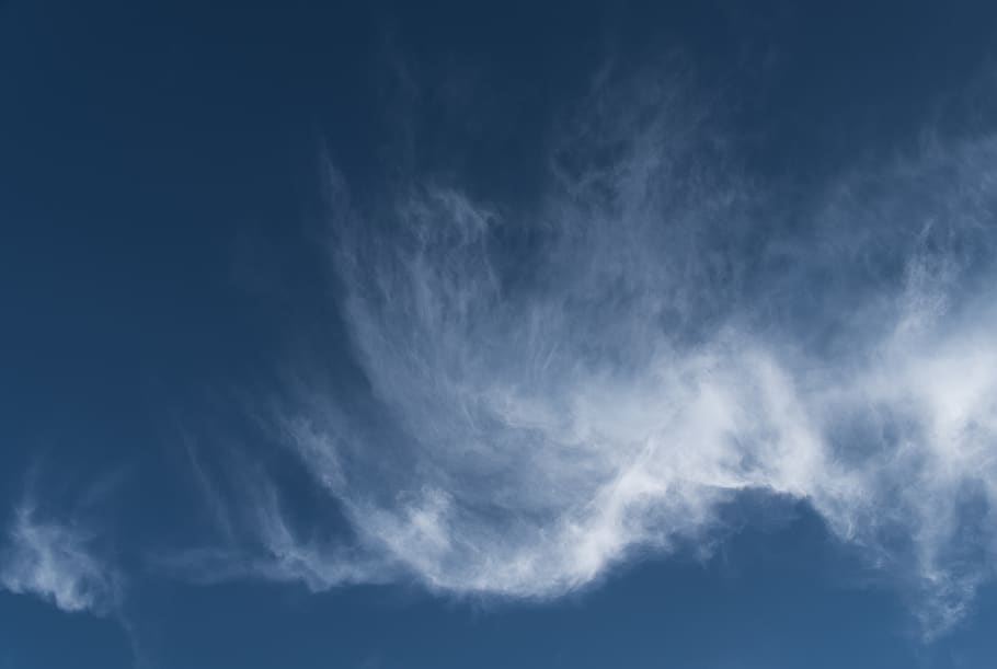 clouds, white, blue, cloudscape, delicate, pattern, sky, background HD wallpaper