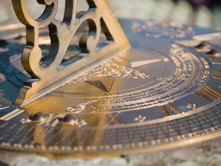 sundial, close up, macro, time indicating, hours, watches, close-up HD wallpaper