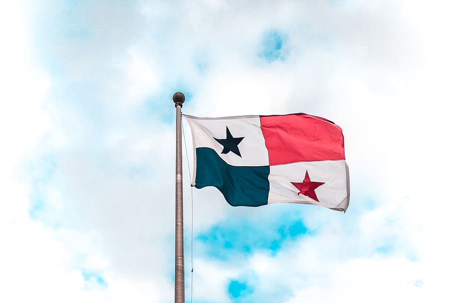 red, white, and blue flag, symbol, american flag, town, city HD wallpaper