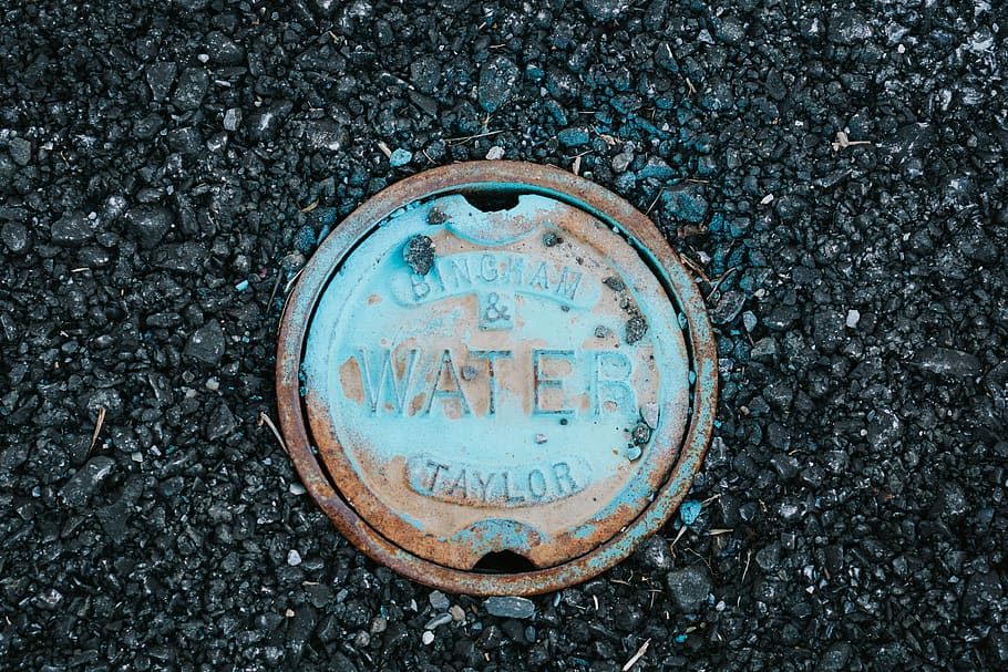 clock tower, architecture, building, sewer, drain, hole, tarmac HD wallpaper