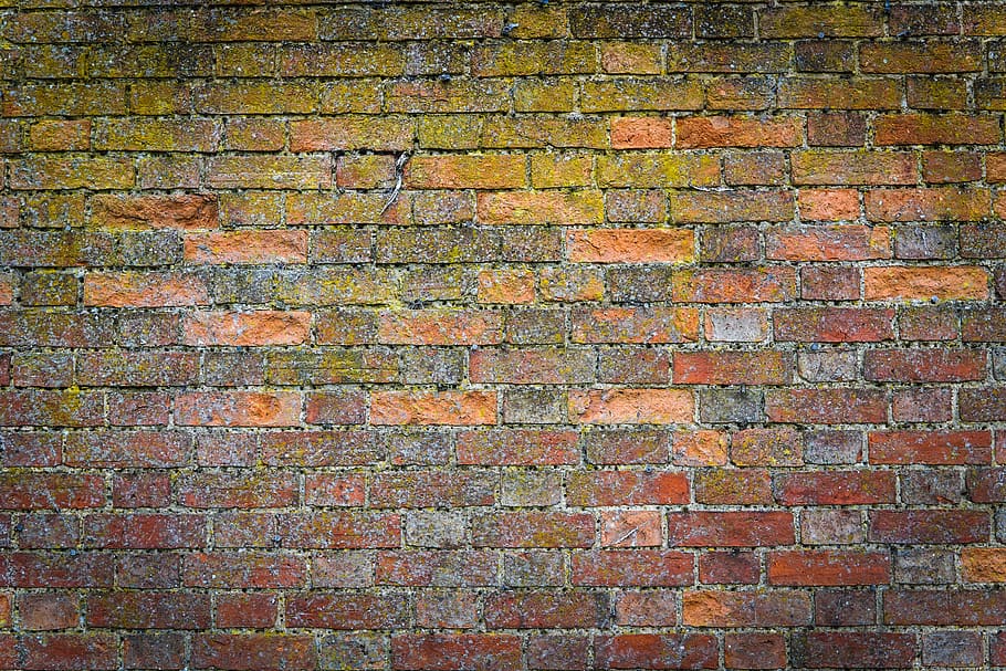 brown brick wall, backgrounds, wall - building feature, full frame HD wallpaper