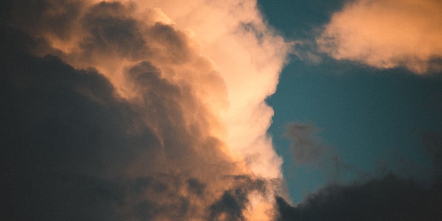 clouds, storm, sky, sunset, pink, cloud - sky, beauty in nature HD wallpaper