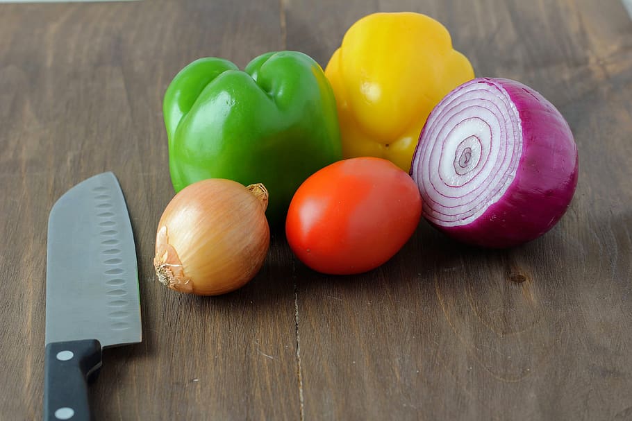 vegetables, food, cutting, tomatoes, red, organic, cooking HD wallpaper
