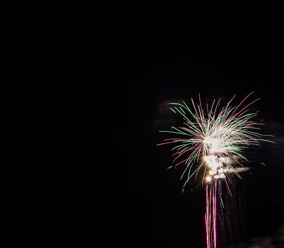 Hd Wallpaper United States Coney Island Fireworks Beach