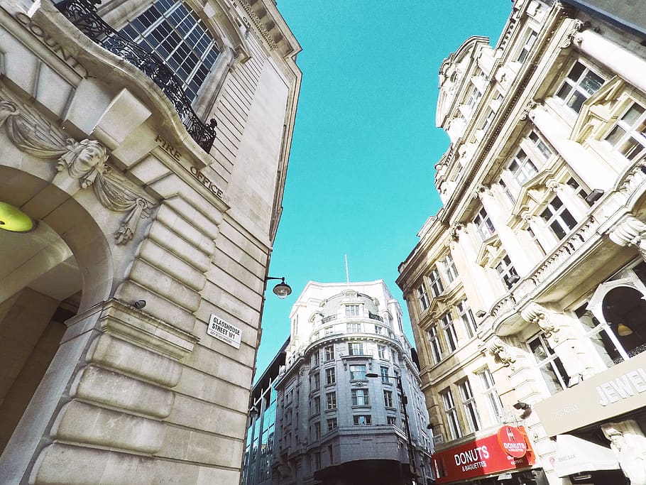 london, united kingdom, glasshouse street, blue, uk, england, HD wallpaper