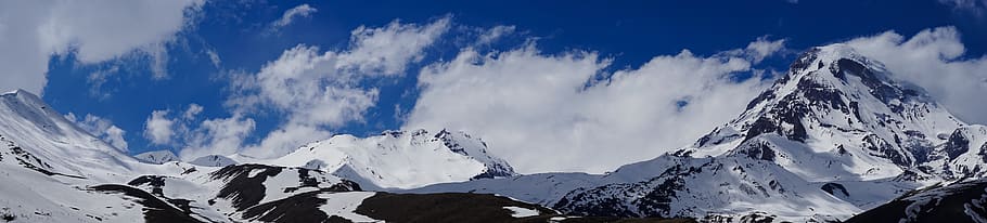 nature, outdoors, mountain, mountain range, peak, slope, ice HD wallpaper