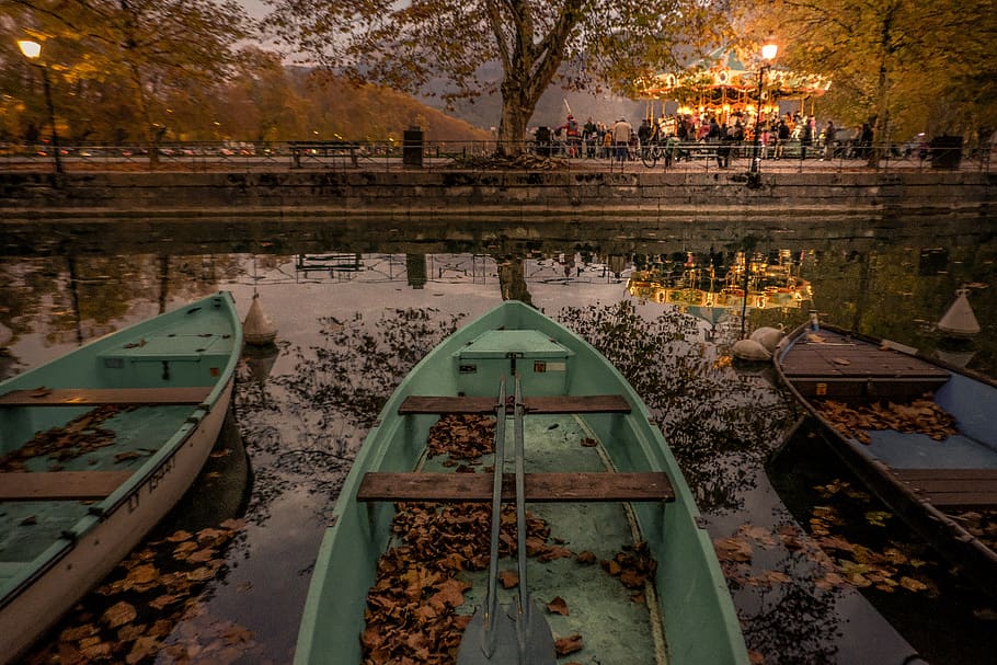 trees, lake, water, nature, reflection, plant, autumn, no people HD wallpaper