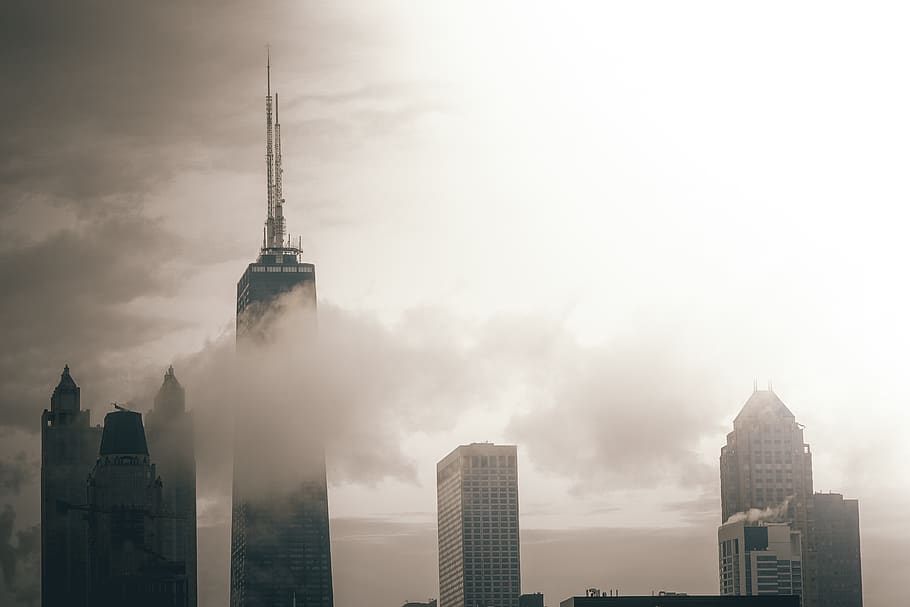 architecture, building, infrastructure, sky, skyscraper, tower HD wallpaper
