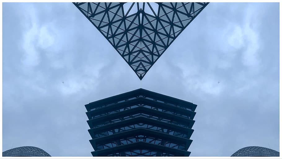 sky, low angle view, architecture, built structure, building exterior HD wallpaper