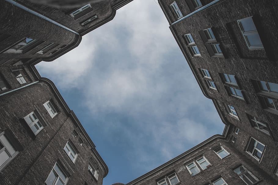 High Rise Buildings, architecture, low angle shot, perspective HD wallpaper