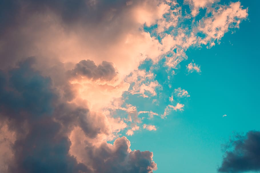 Low Angle Photo of Sky, 4k wallpaper, atmosphere, cloudiness HD wallpaper