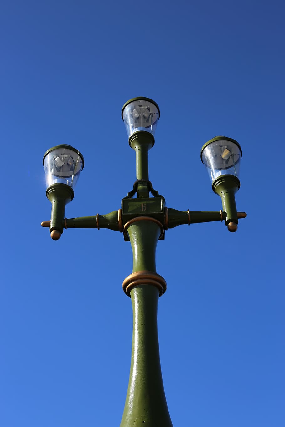 light, lamp, lamps, trident, lantern, lights, sun, blue sky HD wallpaper