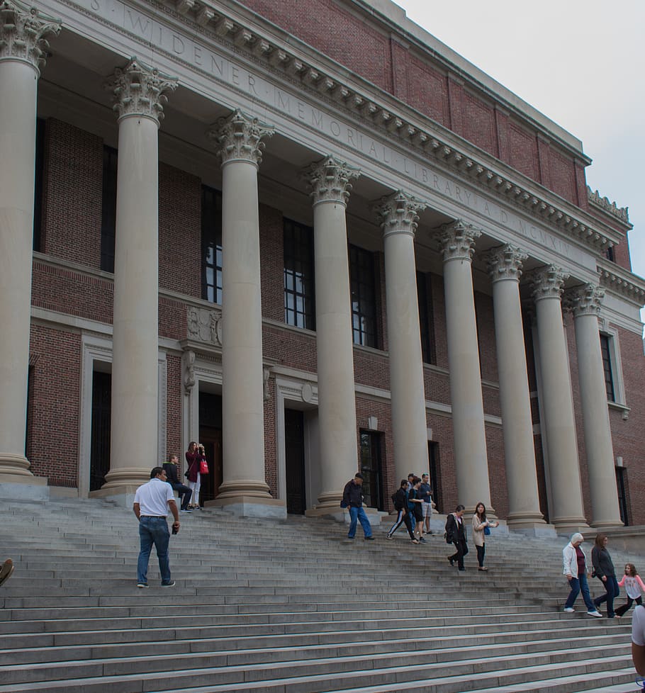 harvard university, united states, cambridge, stairs, boston