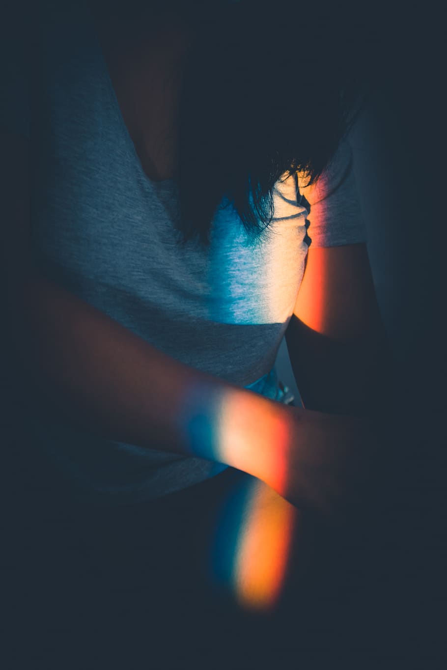 prism, one person, indoors, young adult, lifestyles, real people HD wallpaper