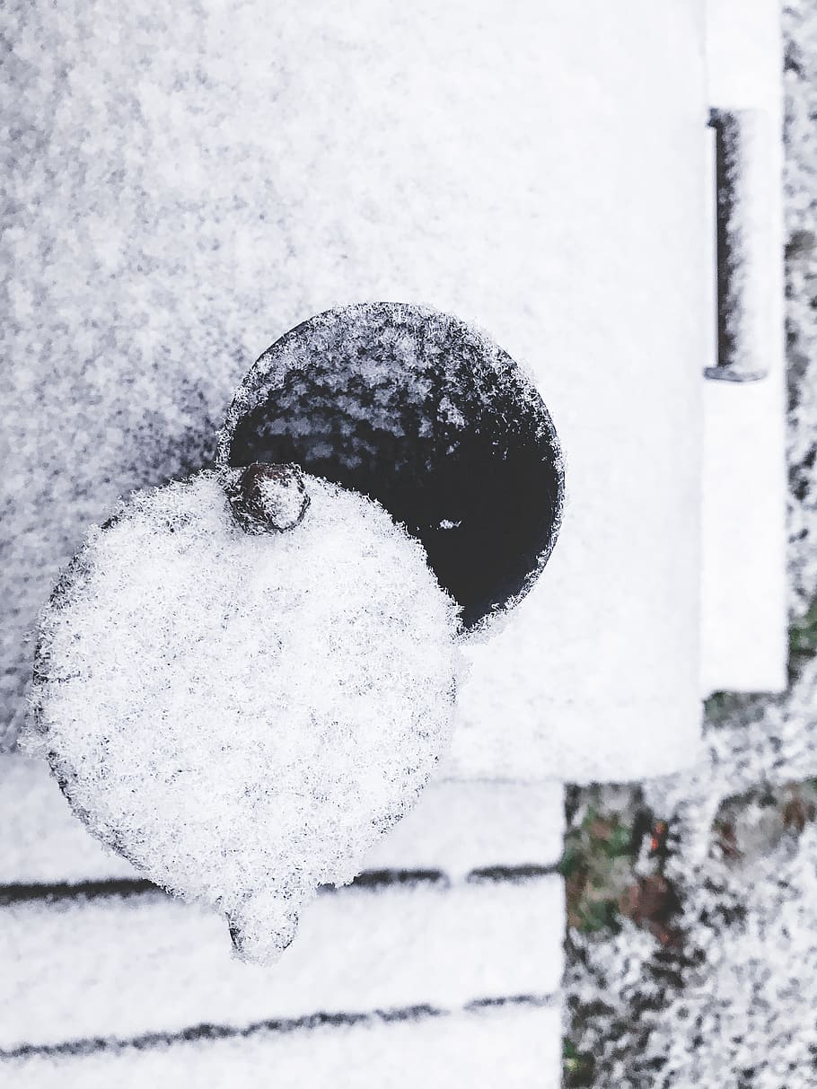 grill, winter, snow, backyard, snow crystals, cold temperature HD wallpaper