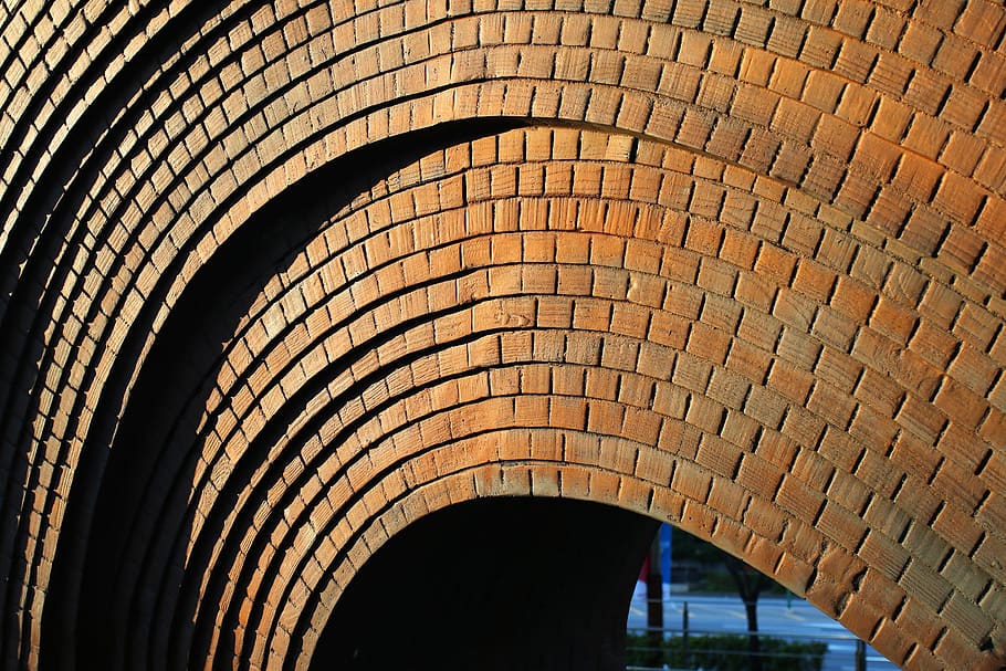 sculpture, construction, architecture, park, works of art, light HD wallpaper