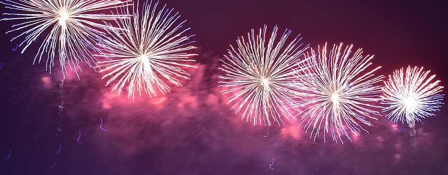 firework, firework display, celebration, event, arts culture and entertainment HD wallpaper