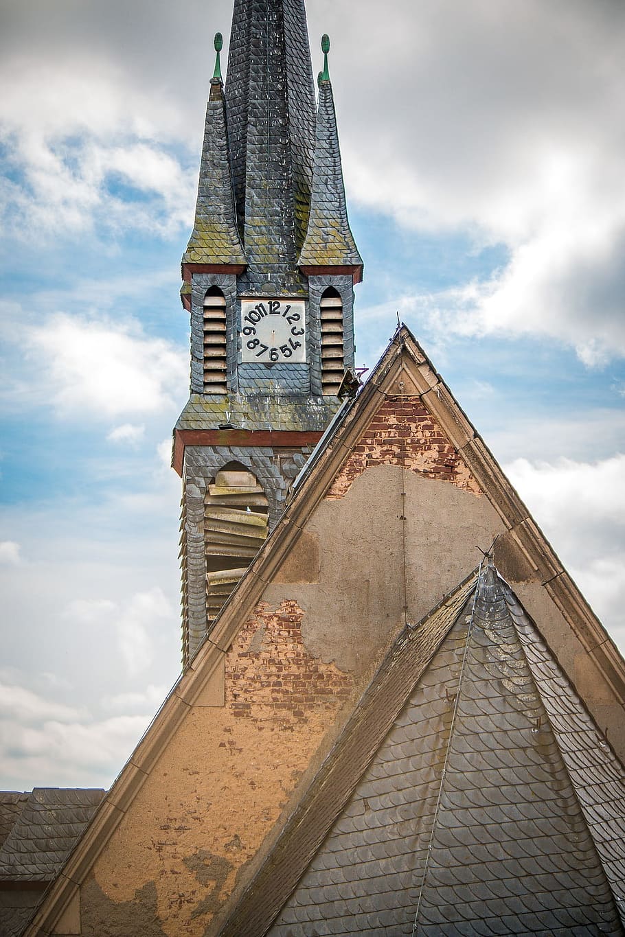 old, steeple, tower, construction, architecture, building, high HD wallpaper