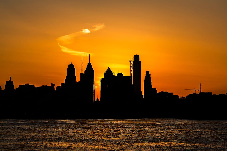 skyline, skyscraper, arc, architecture, cityscape, downtown HD wallpaper