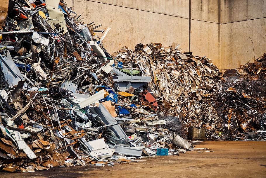 metal, recycling, waste, scrap, old, junkyard, scrap metal, HD wallpaper