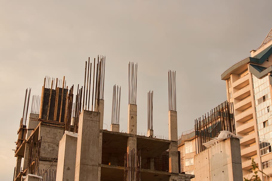 architectures, block, build, building, cement, concrete, construction HD wallpaper