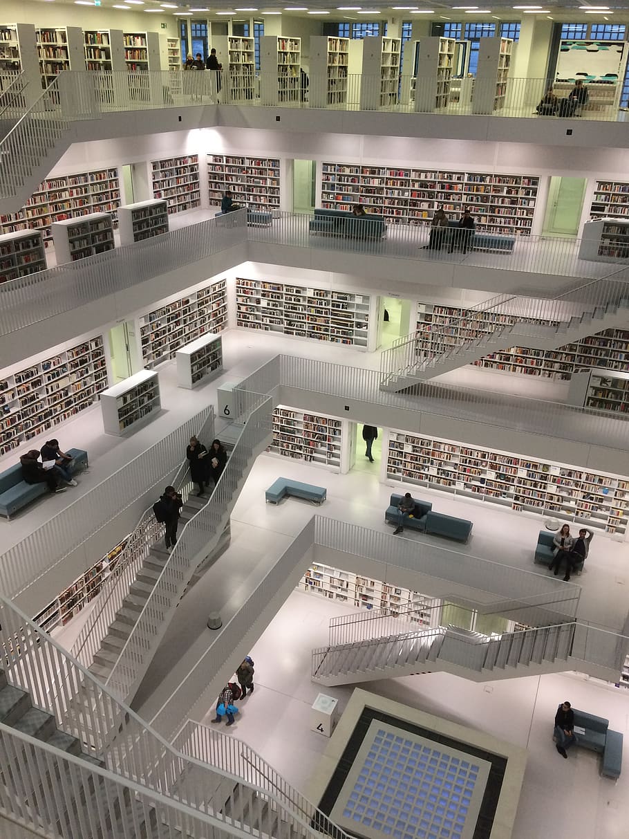 White Staircase, architecture, building, commerce, connection HD wallpaper