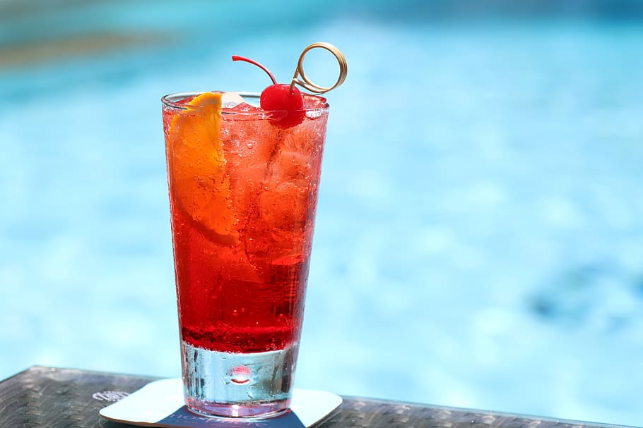 cocktail, summer, beach, alcohol, cold, juice, bar, the thirst HD wallpaper