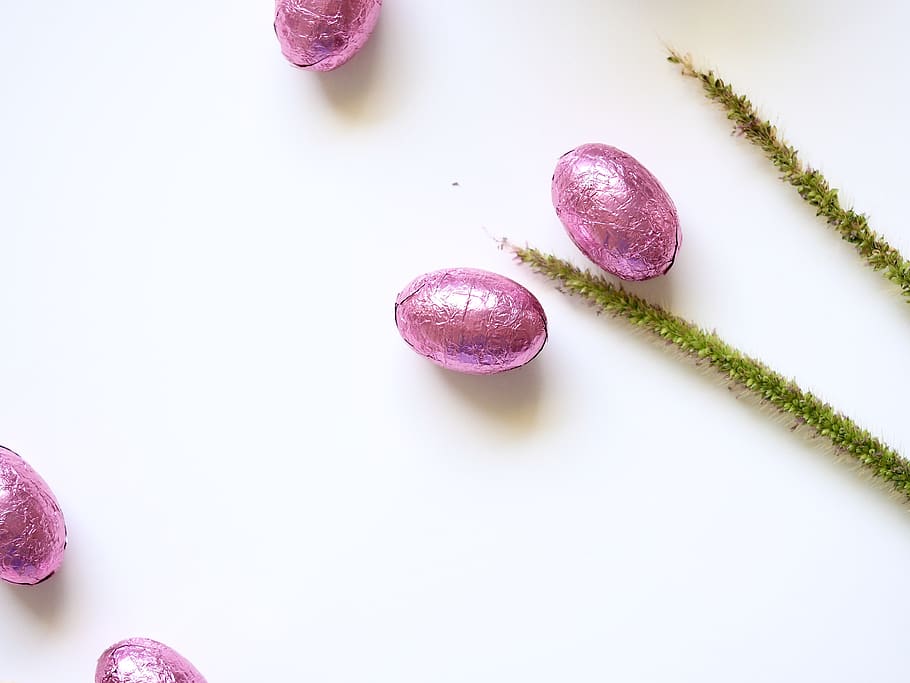 five pink seeds, pink color, food and drink, freshness, indoors HD wallpaper