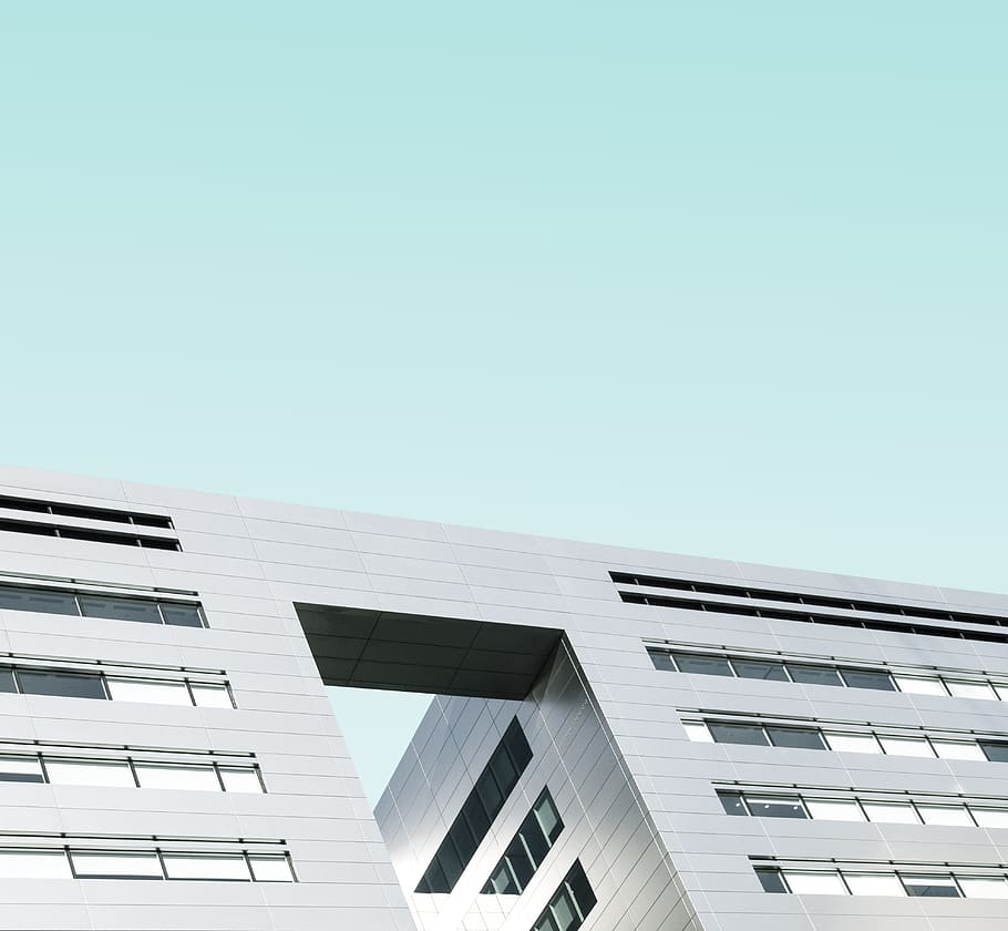 white concrete building, built structure, architecture, building exterior HD wallpaper