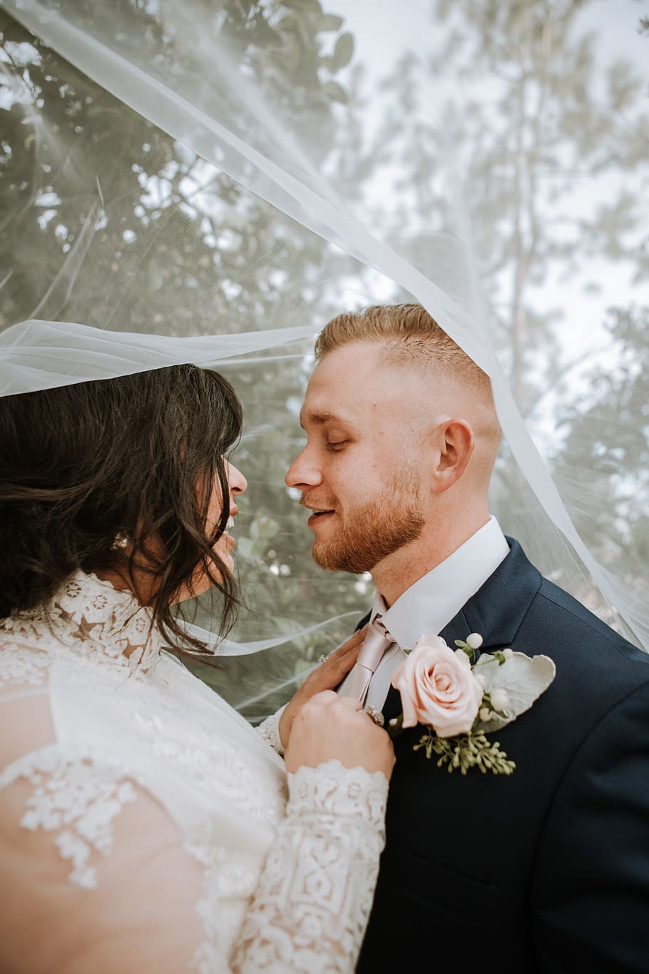 groom and bride, wedding, newlywed, love, couple - relationship HD wallpaper