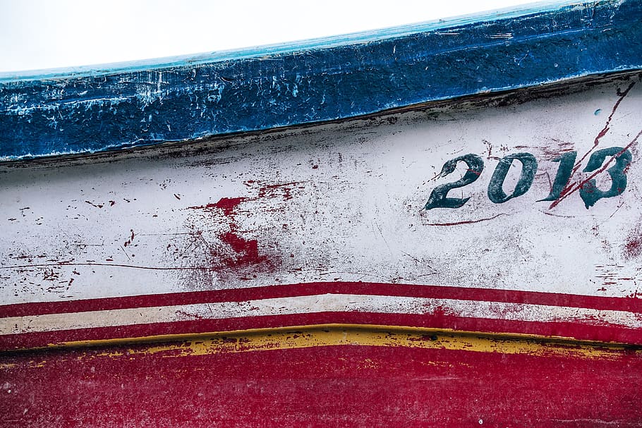 aged, blue, board, boat, close-up, damaged, detail, dirty, distressed HD wallpaper
