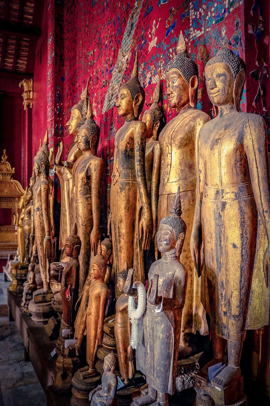 laos, luang prabang, asia, asia culture, religion, buddhist temple, HD wallpaper