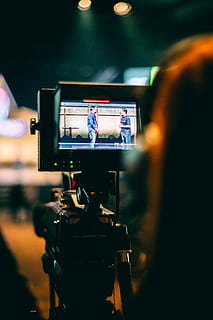 black professional camcorder, human, person, camera, electronics HD wallpaper