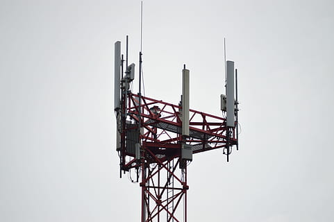 Signal Tower, antennas, cell tower, communication, connection HD wallpaper