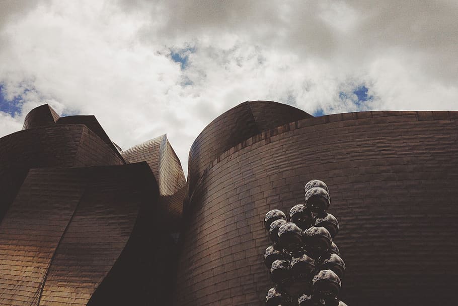 spain, bilbao, design, museum, architecture, minimal, summer HD wallpaper