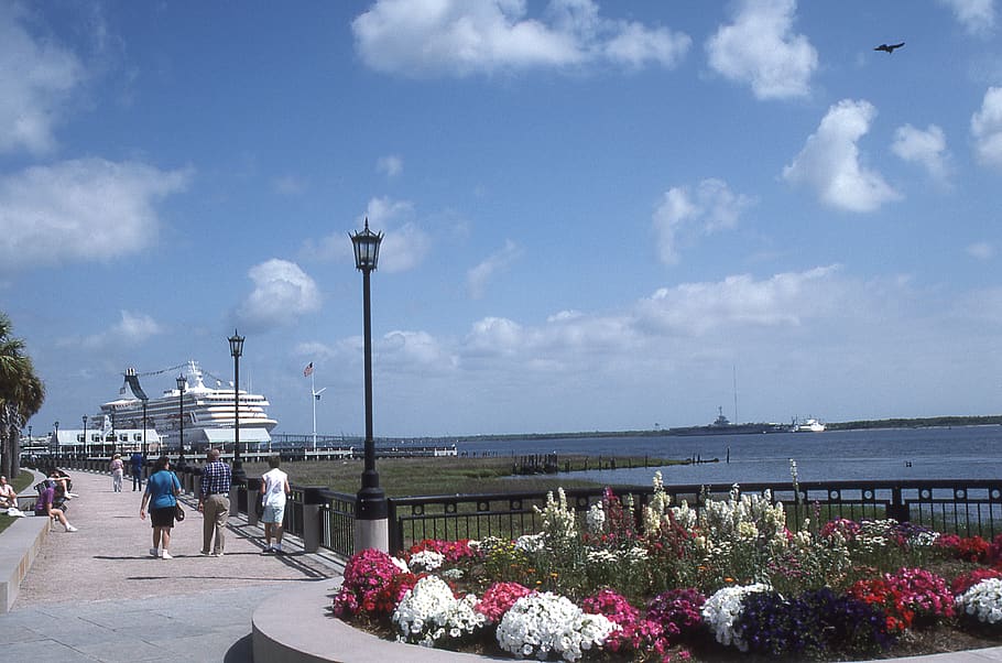 charleston, united states, south carolina, sky, water, cloud - sky, HD wallpaper