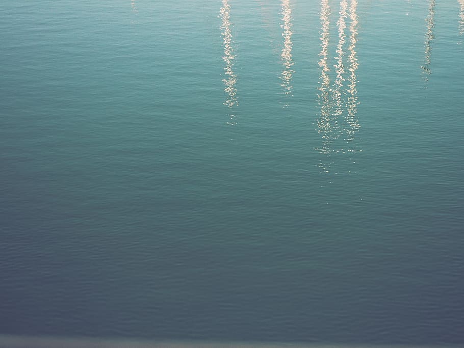 Body of Water, beach, blue, ocean, reflection, sea, seascape HD wallpaper