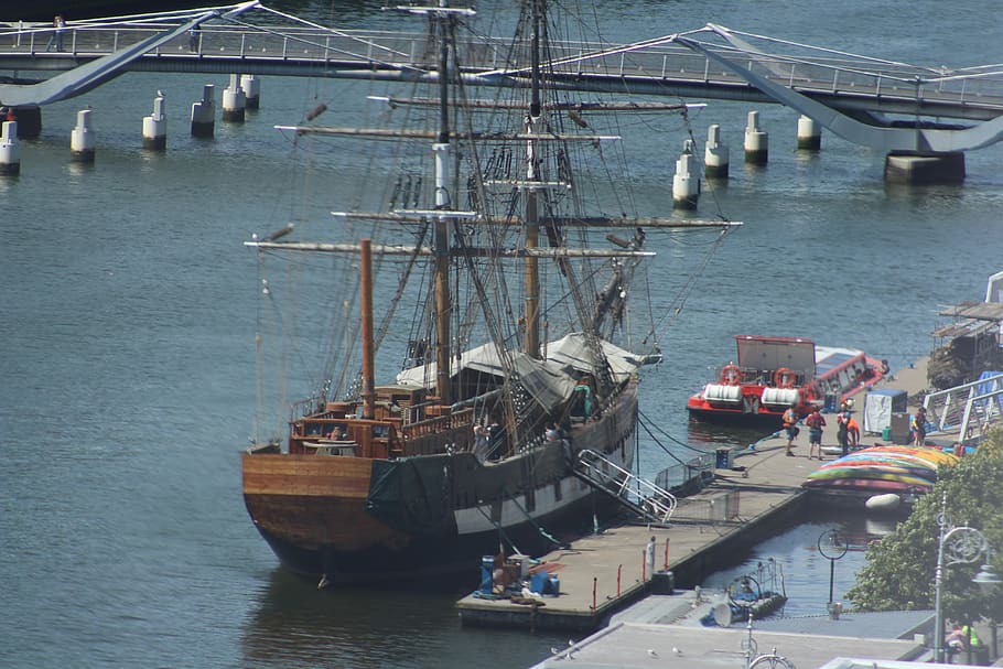 ship, nautical vessel, transportation, mode of transportation HD wallpaper