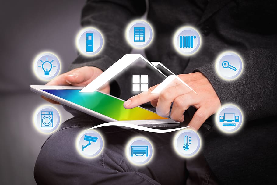 smart home, house, technology, multimedia, tablet, control