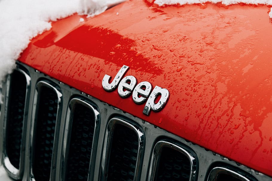 HD wallpaper: red Jeep vehicle, trademark, symbol, logo, transportation,  car | Wallpaper Flare