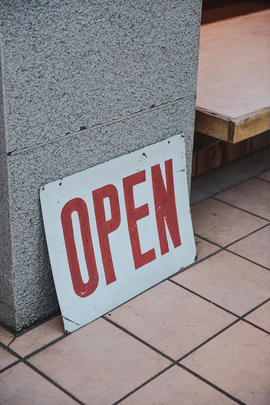 red and white Open sign, communication, text, western script HD wallpaper