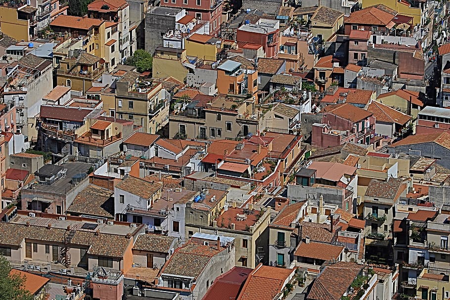 italy, taormina, architecture, building exterior, built structure HD wallpaper