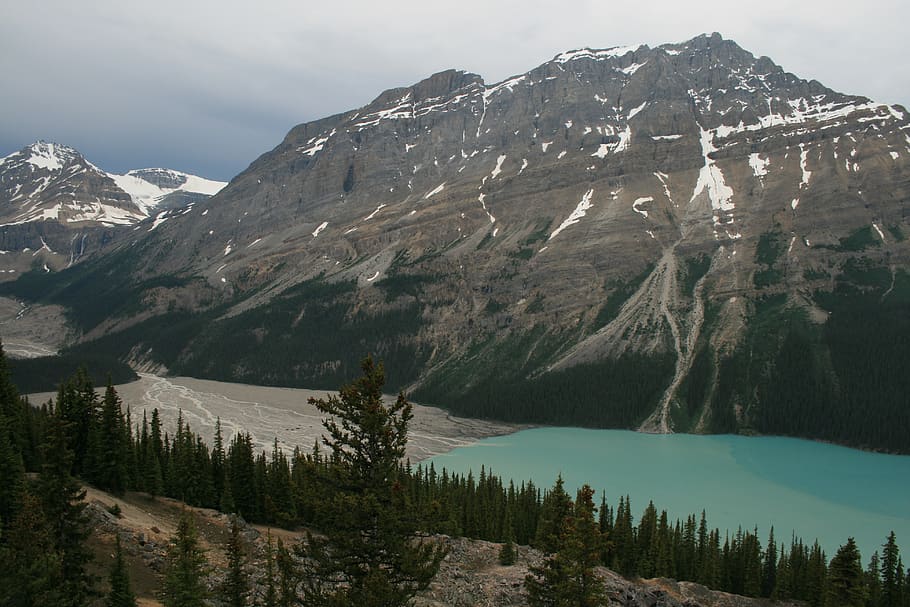 lake, lakes, canada, mountain, beauty in nature, scenics - nature HD wallpaper