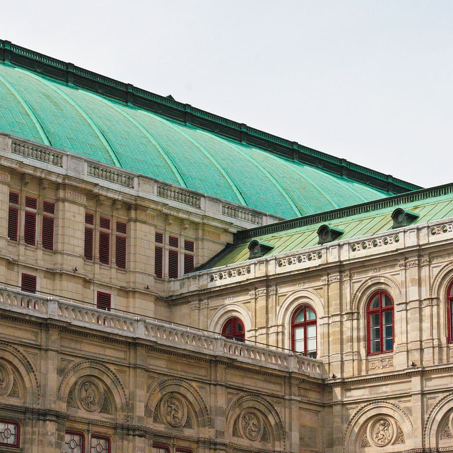 vienna, austria, architecture, stone, building, roof, built structure HD wallpaper