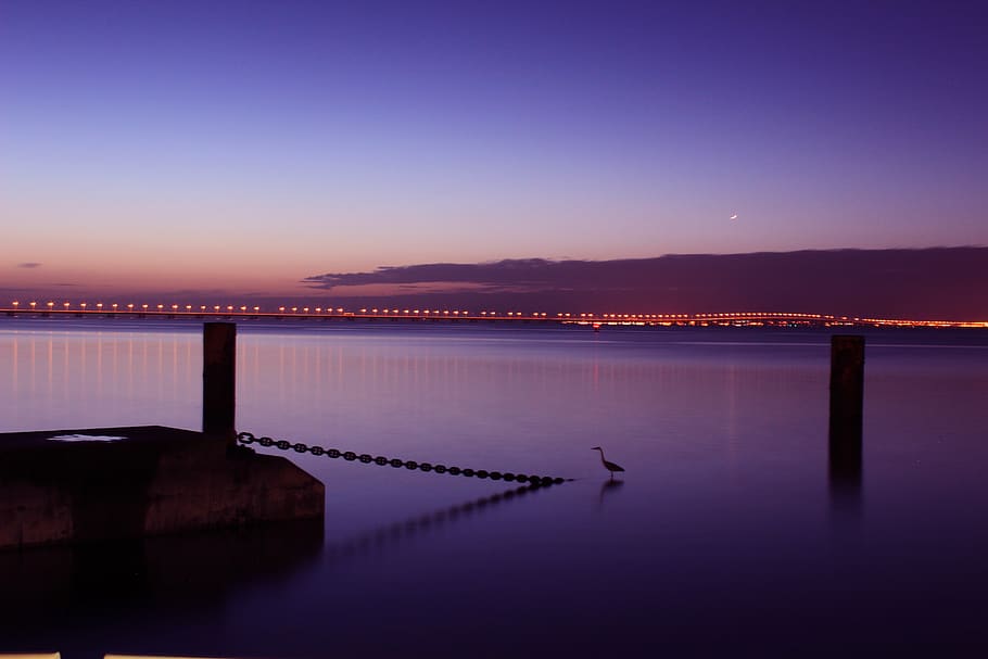 beach, background, landscape, beautiful, nature, long, exposition HD wallpaper