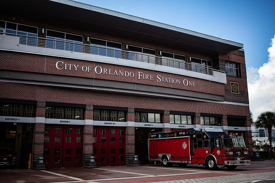 City of Orlando Fire Station One, architecture, building, commerce HD wallpaper