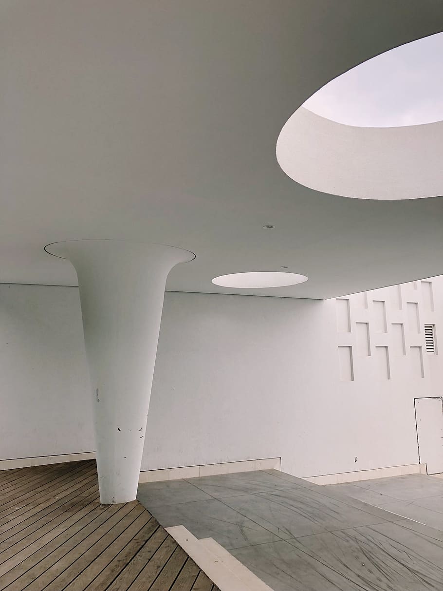 White Painting Wall, architecture, ceiling, contemporary, daylight HD wallpaper