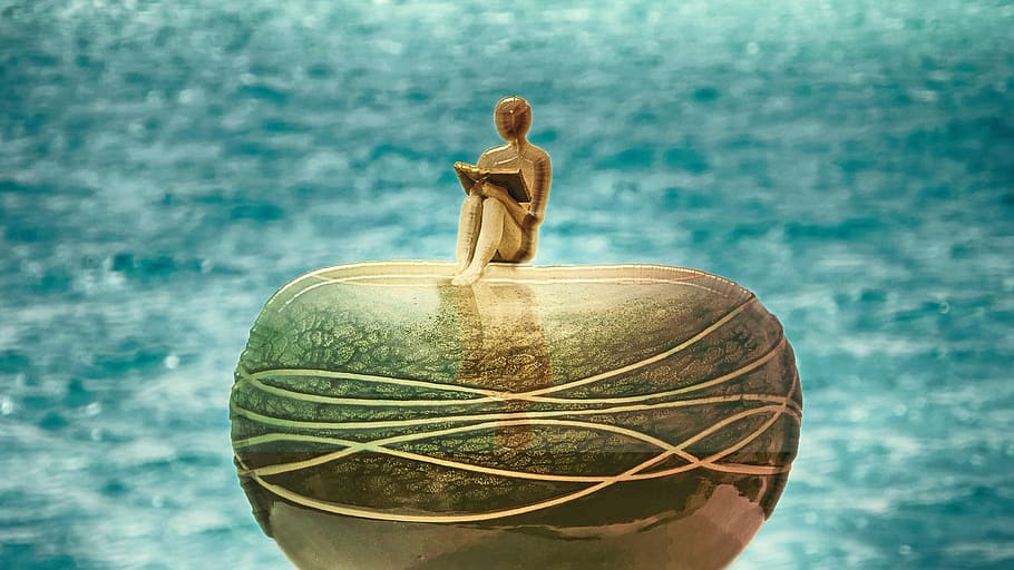 rest, read, well read, silent, thoughtful, sit, decoration HD wallpaper