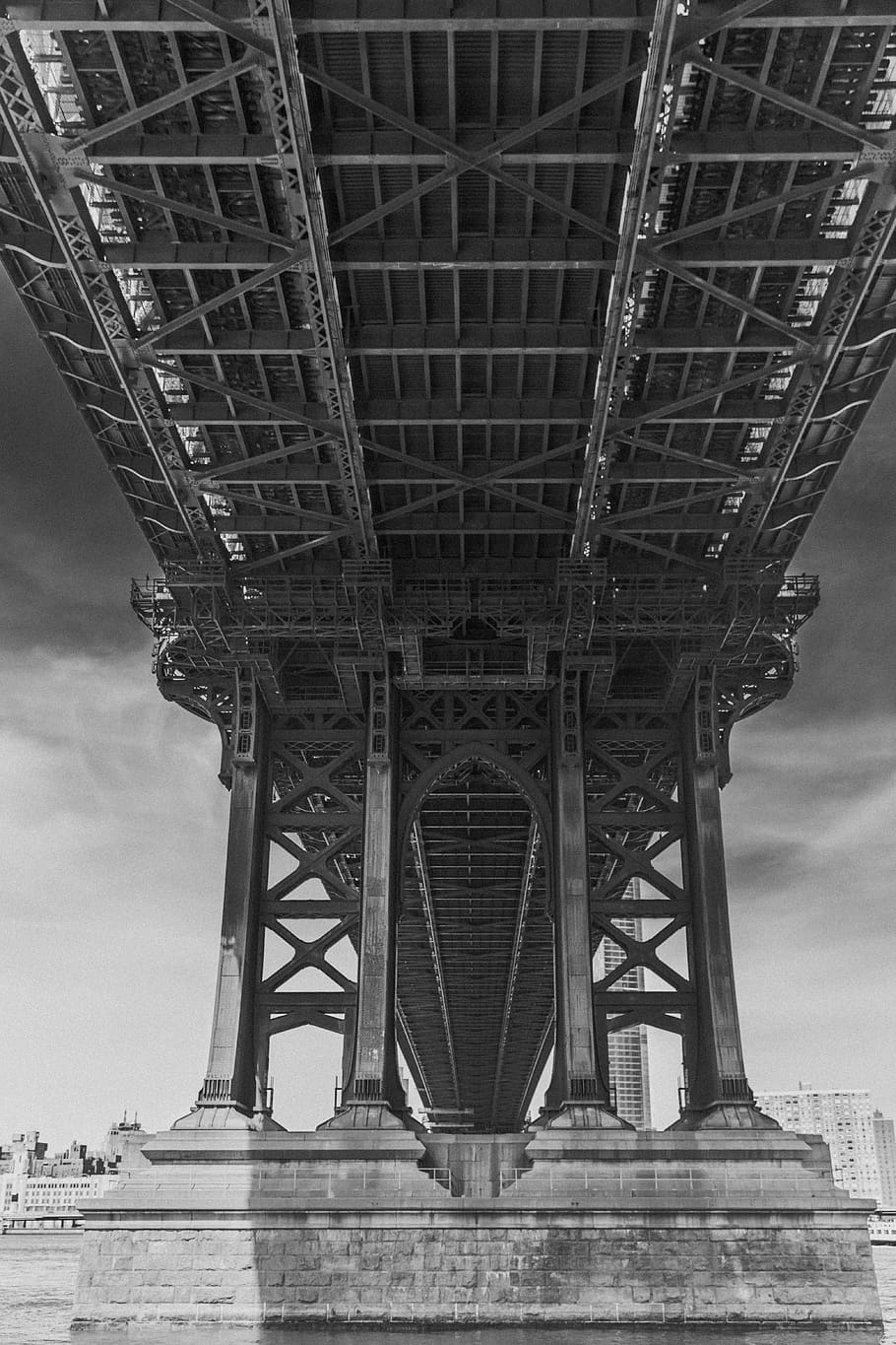 building, bridge, architecture, pier, water, dock, port, waterfront HD wallpaper