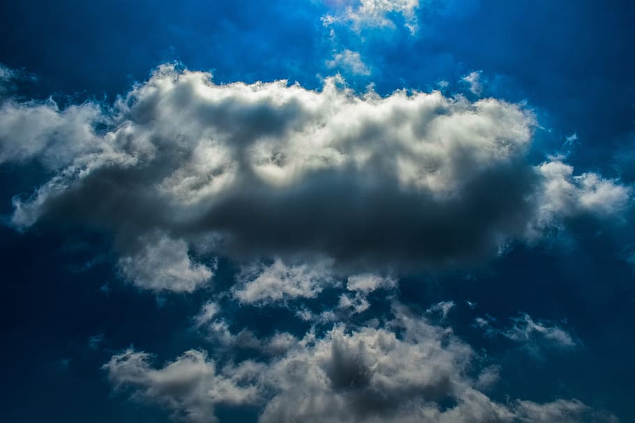 sky, clouds, light, nature, atmosphere, sunlight, sunbeam, cloud - sky HD wallpaper